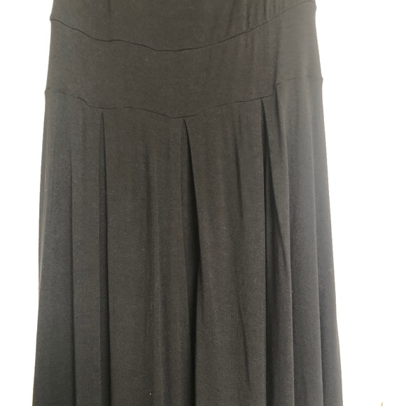 Black Cotton Designer Sample Dress with Sexy Back - Picture 9 of 9